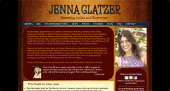 Desktop Screenshot of jennaglatzer.com